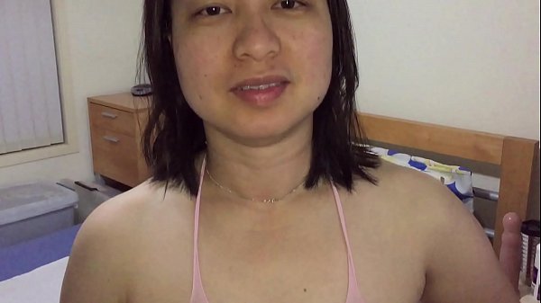 Asian MILF Pussy Playing For XVideos Fans In Pink Body Stockings